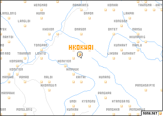 map of Hkokwai