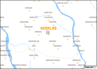 map of Hkomlao