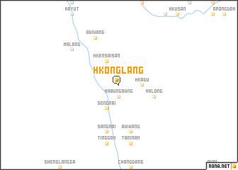 map of Hkonglāng