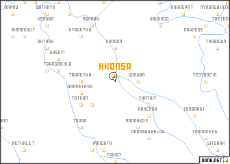 map of Hkonsa