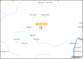 map of Hkotuk