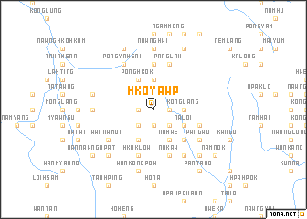 map of Hkoyawp