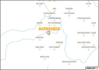 map of Hkrashaga