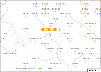 map of Hkrawhku