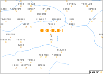 map of Hkrawn-chai