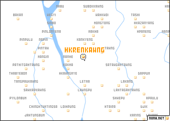 map of Hkrenkawng