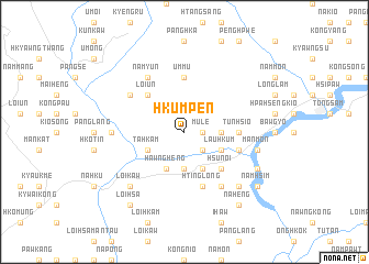 map of Hkumpen