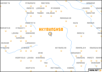 map of Hkyawnghsa