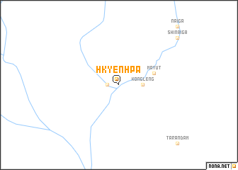 map of Hkyenhpa