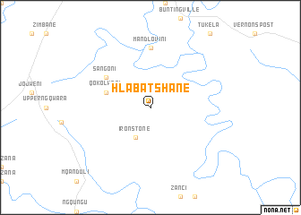 map of Hlabatshane