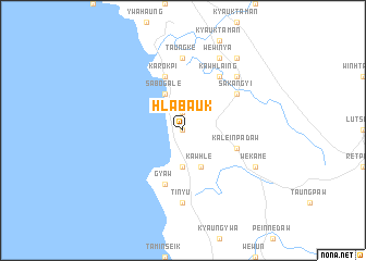 map of Hlabauk