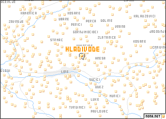 map of Hladivode