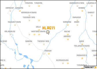 map of Hlagyi