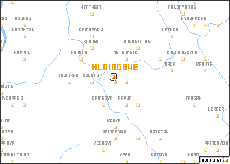 map of Hlaingbwe