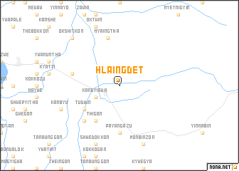 map of Hlaingdet