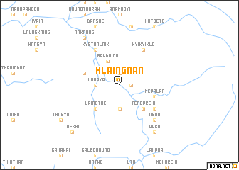 map of Hlaingnan