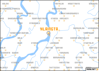 map of Hlaingta