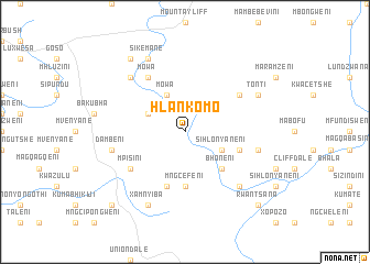 map of Hlankomo