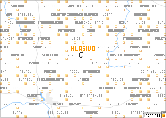 map of Hlasivo