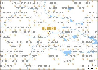 map of Hláska