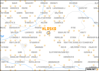 map of Hláska