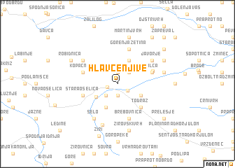 map of Hlavče Njive