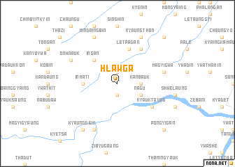 map of Hlawga