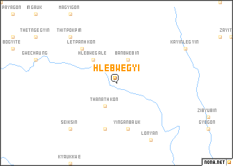 map of Hlebwegyi