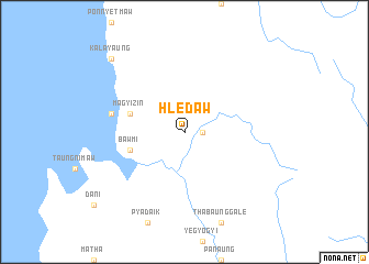 map of Hledaw