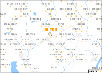 map of Hlegu