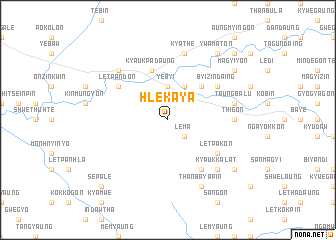 map of Hlekaya