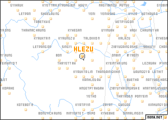 map of Hlezu