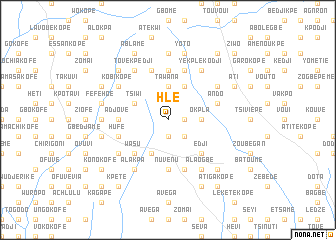 map of Hlé