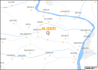 map of Hligeni