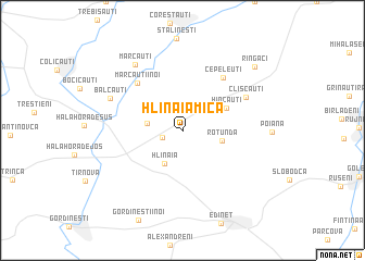 map of Hlinaia Mică