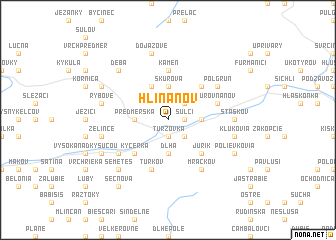 map of Hlinanov