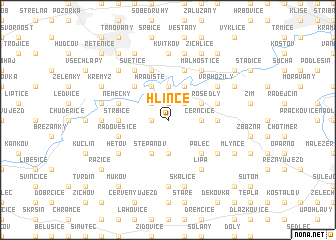 map of Hlince