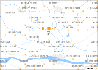 map of Hliníky