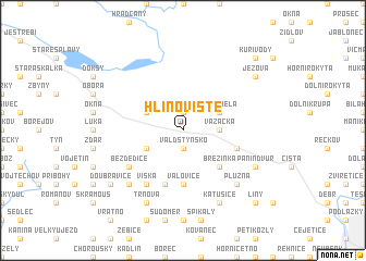 map of Hlínoviště