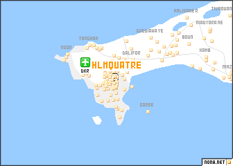 map of H.L.M. Quatre