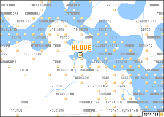 map of Hlove