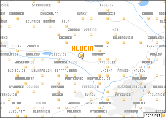 map of Hlučín