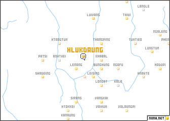 map of Hlukdaung