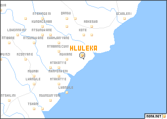 map of Hluleka