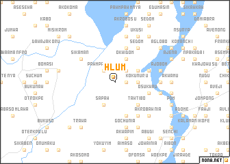map of Hlum