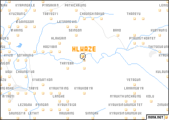 map of Hlwaze