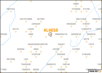 map of Hlwède