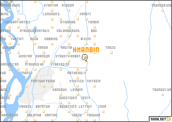 map of Hmanbin