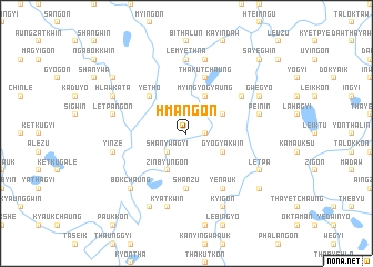 map of Hmangon