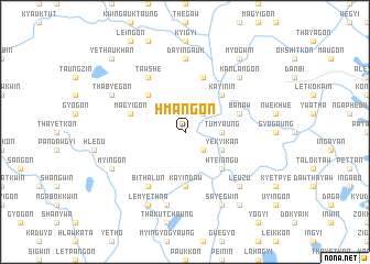 map of Hmangon